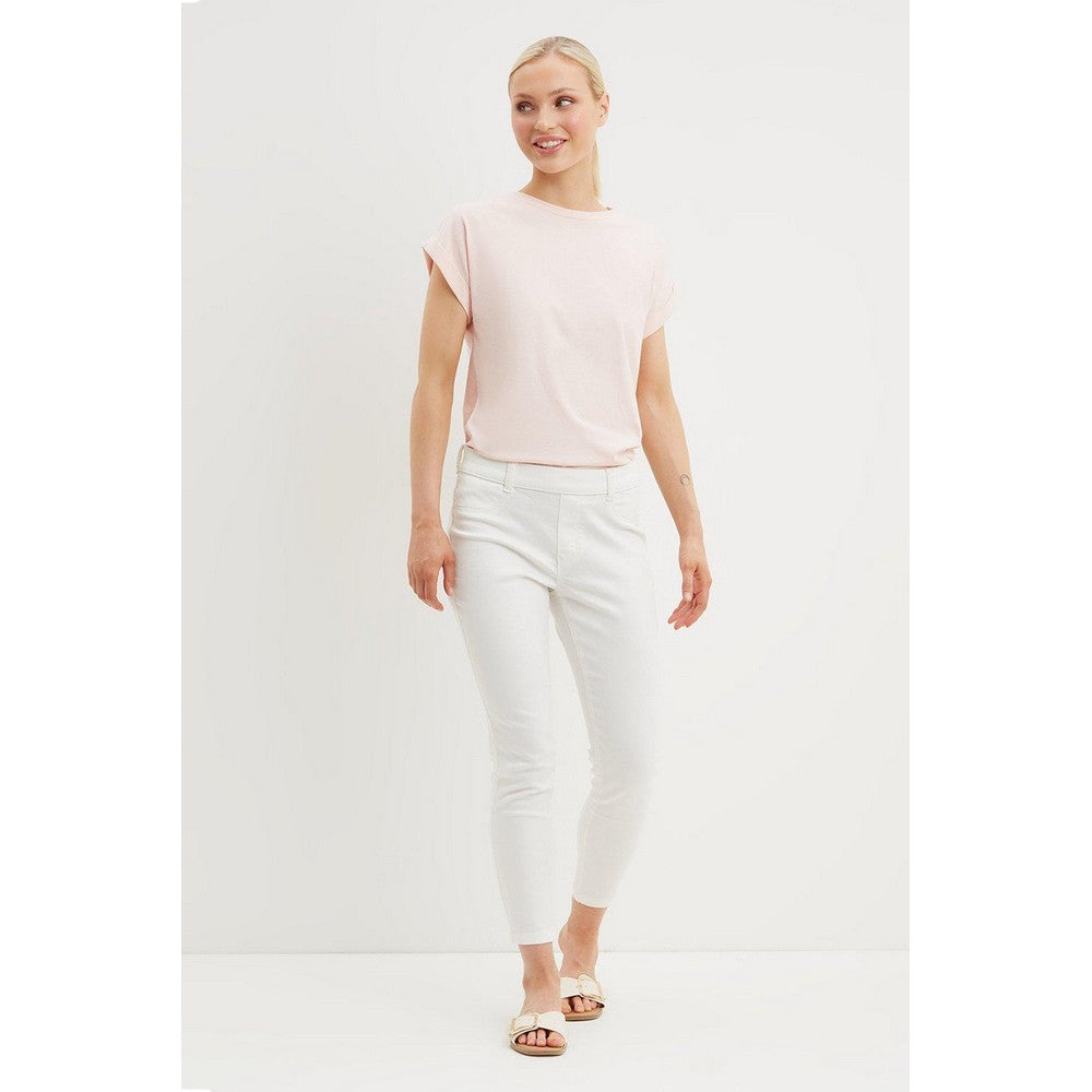 Blush - Lifestyle - Dorothy Perkins Womens-Ladies Cotton Crew Neck Petite T-Shirt