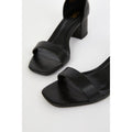 Black - Side - Dorothy Perkins Womens-Ladies Sammy Block Heel Court Shoes
