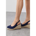 Navy - Lifestyle - Dorothy Perkins Womens-Ladies Riya Sling Back Wide Wedge