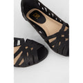 Black - Side - Dorothy Perkins Womens-Ladies Prim Peep Toe Pumps