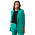 Green - Front - Dorothy Perkins Womens-Ladies Tall Ruched Blazer