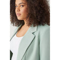 Sage - Pack Shot - Dorothy Perkins Womens-Ladies Single-Breasted Plus Blazer