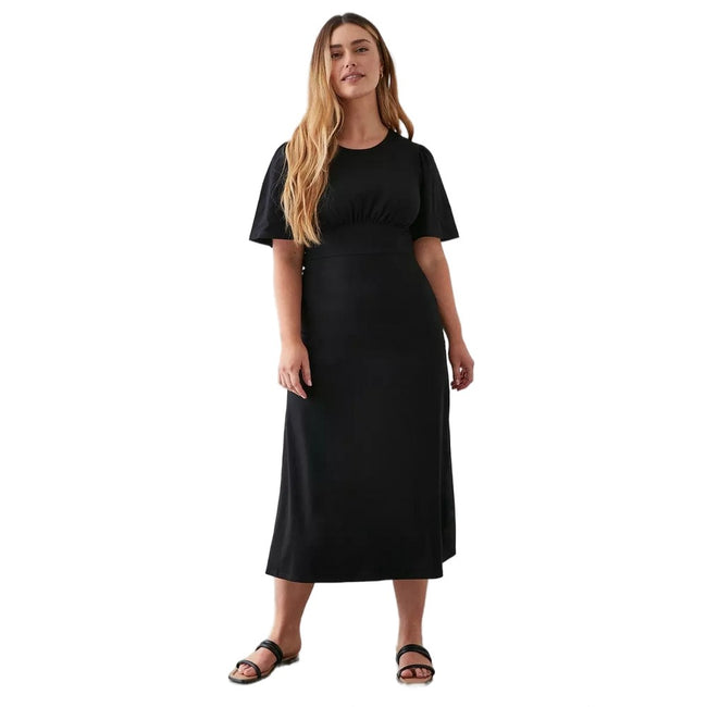 Dorothy Perkins Womens Ladies Empire Flutter Midi Dress Discounts on great Brands