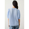 Pale Blue - Back - Dorothy Perkins Womens-Ladies Overhead Puffed Shirt