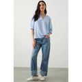 Pale Blue - Lifestyle - Dorothy Perkins Womens-Ladies Overhead Puffed Shirt