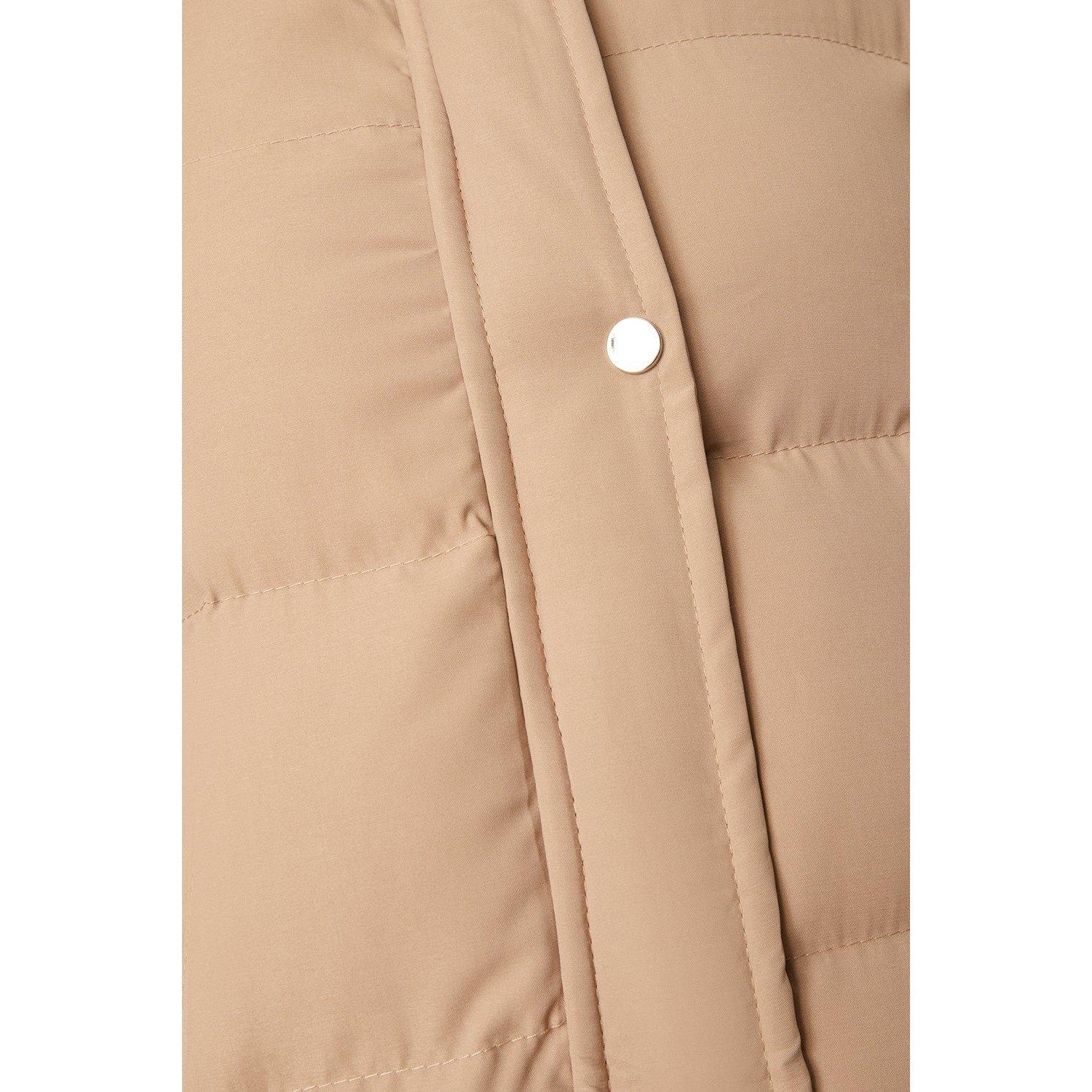 Taupe - Lifestyle - Dorothy Perkins Womens-Ladies Hooded Maxi Gilet