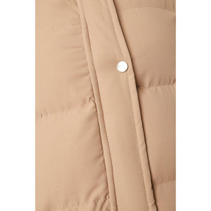 Taupe - Lifestyle - Dorothy Perkins Womens-Ladies Hooded Maxi Gilet