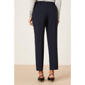 Navy - Back - Dorothy Perkins Womens-Ladies Slim Ankle Grazer Trousers
