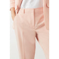 Blush - Side - Dorothy Perkins Womens-Ladies Petite Ankle Grazer Trousers