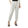 Cream - Front - Dorothy Perkins Womens-Ladies Petite Ankle Grazer Trousers