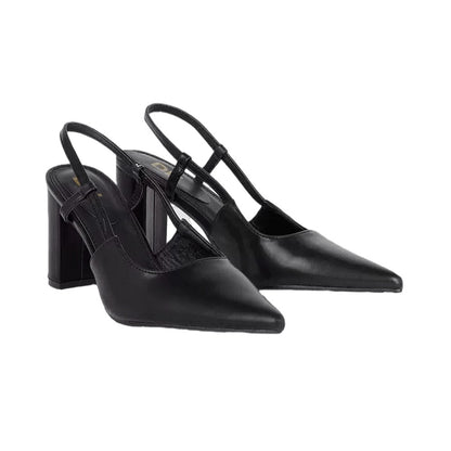 Black - Front - Dorothy Perkins Womens-Ladies Emer Sling Back Court Shoes