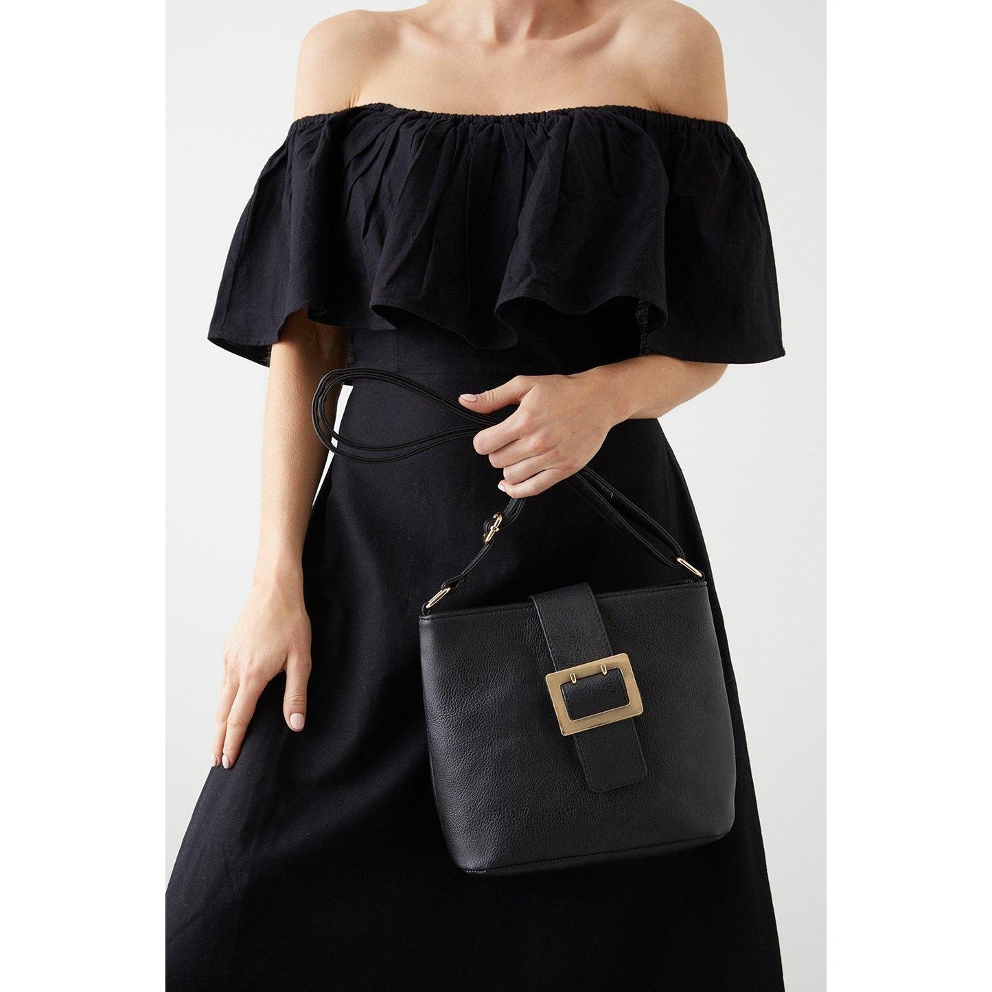 Black - Front - Dorothy Perkins Womens-Ladies Didi Messenger Bag