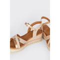 Blush - Back - Good For The Sole Womens-Ladies Amber Wide Wedge Sandals