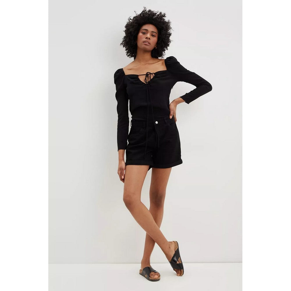 Black - Lifestyle - Dorothy Perkins Womens-Ladies Tall Shorts