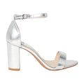 Silver - Front - Dorothy Perkins Womens-Ladies Spark Sandals