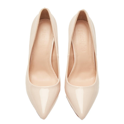 Blush - Front - Principles Womens-Ladies Cara Pointed Court Shoes