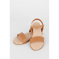Tan - Side - Dorothy Perkins Womens-Ladies Faye Wide Flat Sandals