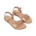 Rose Gold - Front - Dorothy Perkins Womens-Ladies Faye Wide Flat Sandals