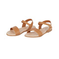 Tan - Front - Dorothy Perkins Womens-Ladies Faye Wide Flat Sandals