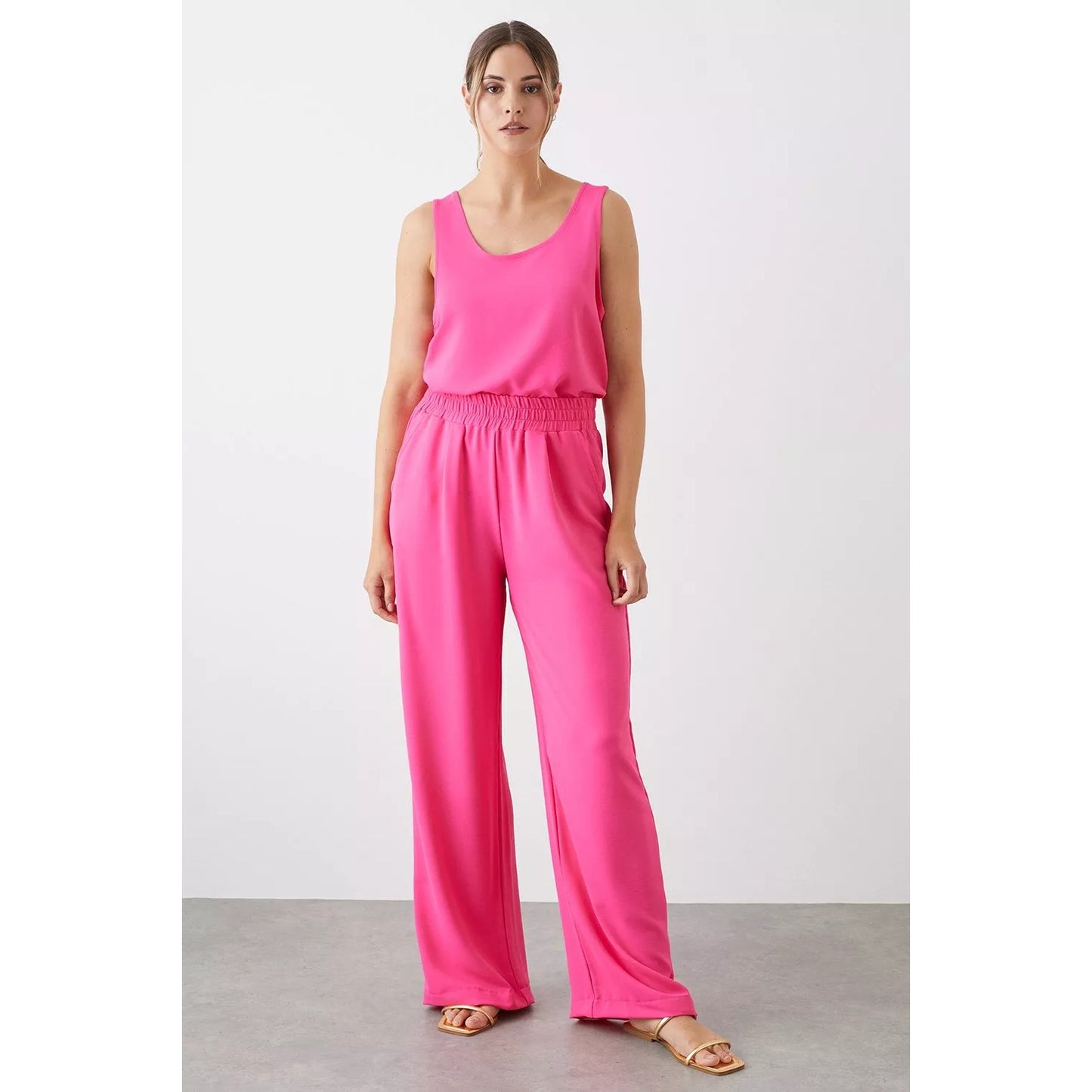 Pink - Lifestyle - Dorothy Perkins Womens-Ladies Scoop Neck Vest Top