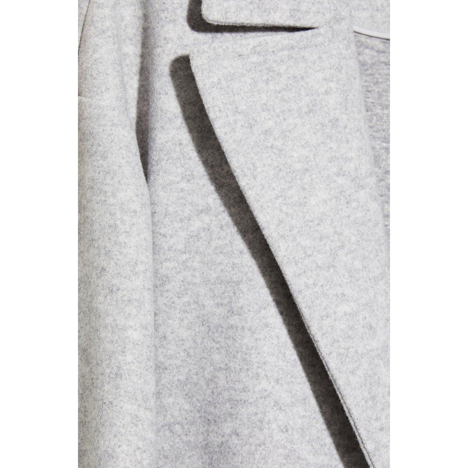 Grey Marl - Lifestyle - Dorothy Perkins Womens-Ladies Edge To Edge Relaxed Fit Coat