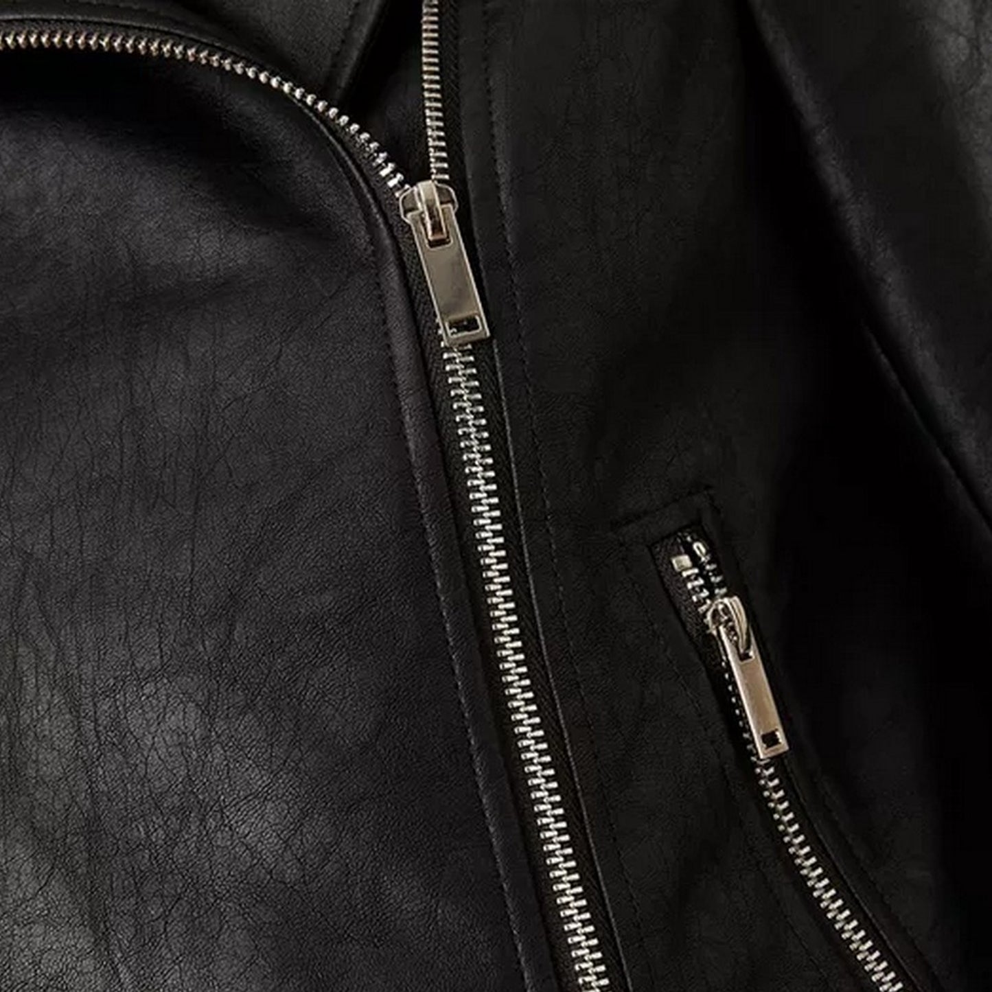 Black - Lifestyle - Dorothy Perkins Womens-Ladies Faux Leather Biker Jacket