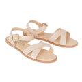 Blush - Front - Dorothy Perkins Womens-Ladies Florence Crossover Wide Flat Sandals