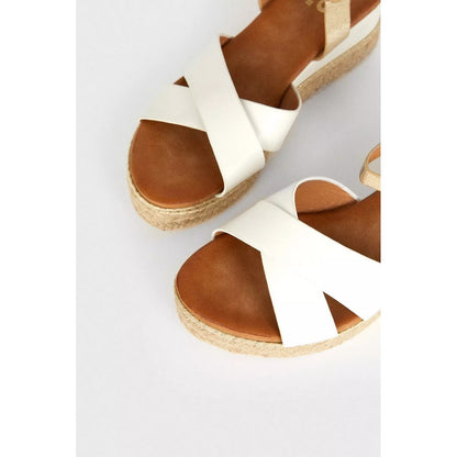 White - Side - Dorothy Perkins Womens-Ladies Relly Wide Wedges