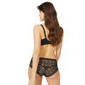 Black - Back - Dorothy Perkins Womens-Ladies Lace Recycled Knickers