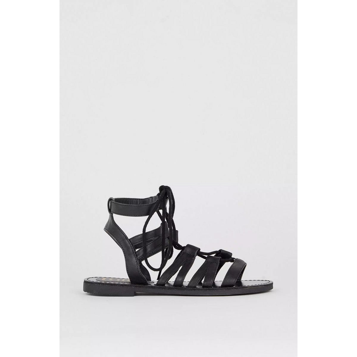 Black - Back - Faith Womens-Ladies Melody Gladiator Sandals