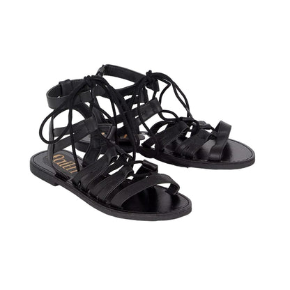 Black - Front - Faith Womens-Ladies Melody Gladiator Sandals