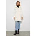 Ivory - Pack Shot - Dorothy Perkins Womens-Ladies Dolly Double-Breasted Coat