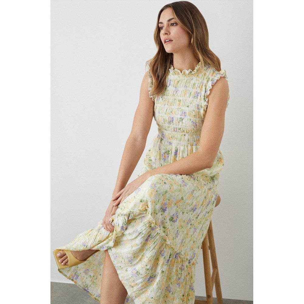 Multicoloured - Lifestyle - Dorothy Perkins Womens-Ladies Floral Tiered Midi Dress