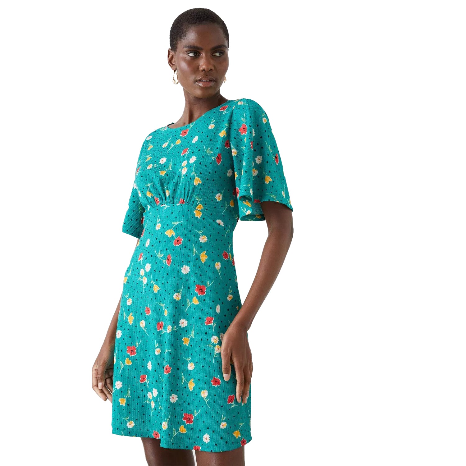 Dorothy Perkins Womens/Ladies Floral Flutter Mini Dress – Universal Textiles