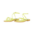 Blush - Front - Faith Womens-Ladies Molly Strappy Flat Sandals