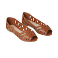 Tan - Back - Dorothy Perkins Womens-Ladies Prim Peep Toe Wide Pumps