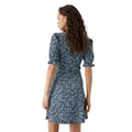 Blue - Back - Dorothy Perkins Womens-Ladies Floral Petite Mini Dress