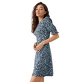 Blue - Front - Dorothy Perkins Womens-Ladies Floral Petite Mini Dress