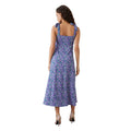 Lilac - Back - Dorothy Perkins Womens-Ladies Floral Tie Shoulder Petite Midi Dress