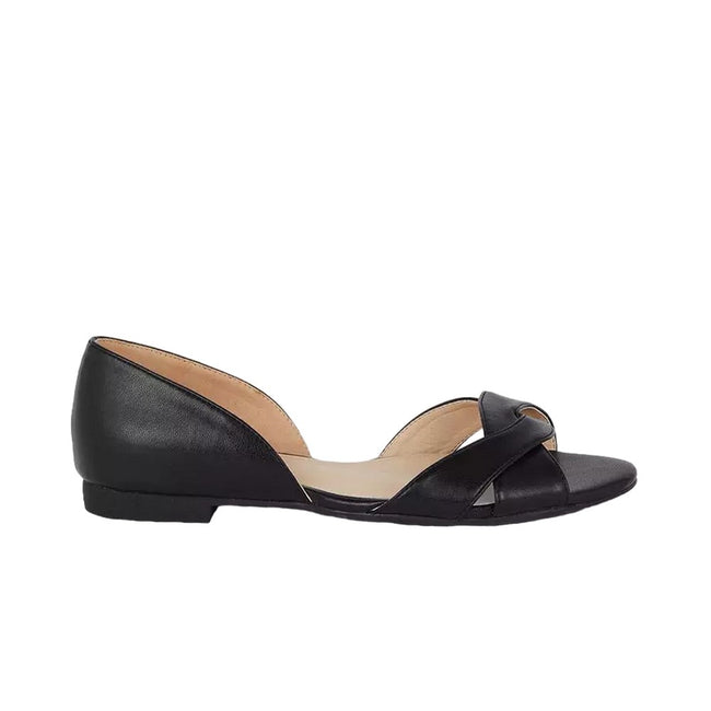 Peep toe best sale flats nine west