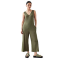 Khaki - Front - Dorothy Perkins Womens-Ladies Pocket Petite Jumpsuit