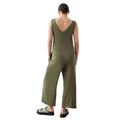 Khaki - Back - Dorothy Perkins Womens-Ladies Pocket Petite Jumpsuit