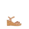 Beige - Back - Dorothy Perkins Womens-Ladies Romi Cork Wedge Sandals