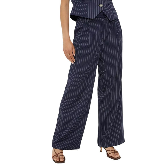 Dorothy Perkins Womens Ladies Striped Wide Leg Trousers Discounts on great Brands