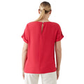 Red - Back - Dorothy Perkins Womens-Ladies Tall Roll Sleeve Blouse