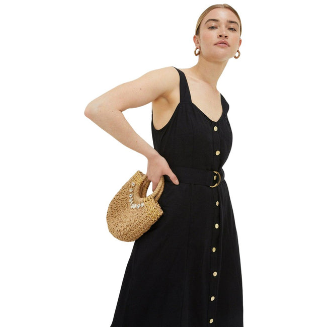 Dorothy Perkins Womens Ladies Strappy Button Through Midi Dress Discounts on great Brands