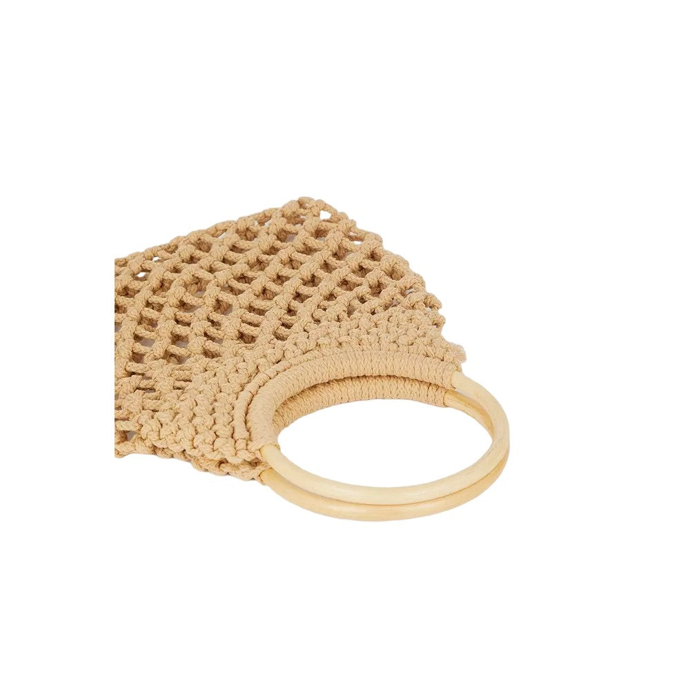 Natural - Back - Faith Ally Mesh Bag