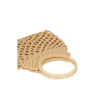 Natural - Back - Faith Ally Mesh Bag