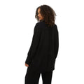 Black - Back - Dorothy Perkins Womens-Ladies Crinkle Tall Oversized Shirt