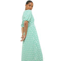 Green - Lifestyle - Dorothy Perkins Womens-Ladies Hearts Shirred Waist Midi Dress